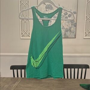 Nike Vibrant Green Tank with Swoosh